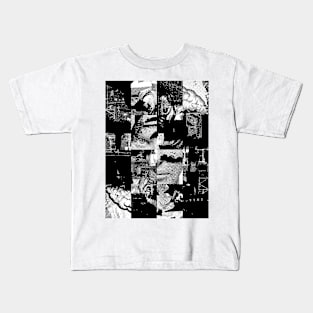 Grid Halftone Kids T-Shirt